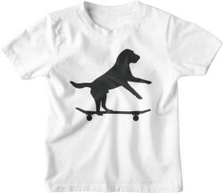  Gördeszkás Kutya - Gyerek Póló (683148)