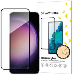 Rexdigital Samsung Galaxy S24+ Plus karcálló edzett üveg hajlított fekete keretes Tempered Glass kijelzőfólia kijelzővédő fólia kijelző védőfólia edzett SM-S926