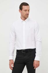 Barbour pamut ing Oxtown férfi, legombolt galléros, fehér, slim - fehér L