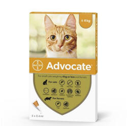 Bayer x Pipeta Antiparazitara Advocate Cat 0-4 kg