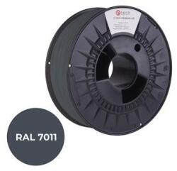 Compatible Snur de imprimare (filament) C-TECH PREMIUM LINE, PLA, gri oțel, RAL7011, 1, 75 mm, 1 kg 3DF-P-PLA1.75-7011