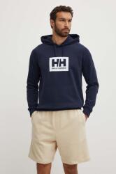 Helly Hansen pamut melegítőfelső sötétkék, nyomott mintás, 62981 - sötétkék M