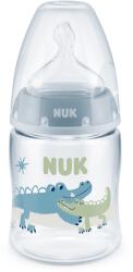 Nuk Шише със силиконов биберон Nuk - First Choice, TC, 150 ml, Синьо (10743875-Син)