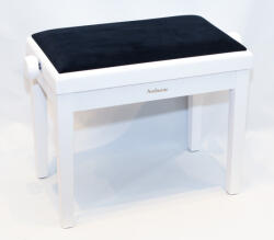  Ambiente zongorapad AMB23-PWH-VBK fehér fényes+fekete bársony (AMB-023-PWH-VBK)