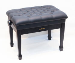  Ambiente zongorapad AMB6-MBK-VBK fekete matt+fekete bőr (AMB-006-MBK-LBK)