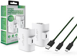 Venom Twin Rechargeable Battery Packs for Xbox Series white (VS2872)