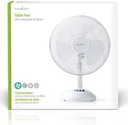 Nedis Aszatli 23cm Ventilátor 3 sebességes (FNTB10CWT23)