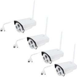 Wireless Nvr Kit Digitális Kamerarendszer - 4 Csatornás, 4 db Kamerával, Cloud Funkcióval