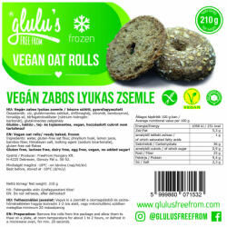 Glulu's Freefrom Lyukas Zsemle Zabos Gluténmentes Laktózmentes 210 g