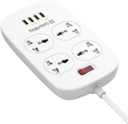 ColorWay 4 Plug + 4 USB Switch (CW-CHU44QW)