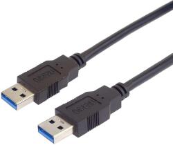 Basekit Cablu de Date USB-A 3.0 5Gbps, Tata-Tata, Basekit, Ecranat, Negru, 1/2/3 m (BK-KU3AA)