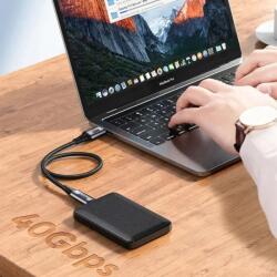 Basekit Cablu de date USB Type-C 4.0 Gen 3x2, Basekit, PD 240W, 40Gbps, 8K@60Hz, 1.2m, Negru (BK-KU4CR12)