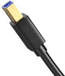 Basekit Cablu USB 3.0 la USB 3.0 Type-B, Basekit TD-USBAB-1M5, 5 Gbps, 1.5m, Negru (TD-USBAB-1M5)