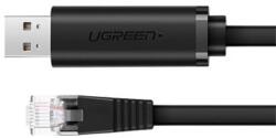 UGREEN Cablu Adaptor USB 2.0 (T) la DB9 RS-232 Serial (T), Ugreen CR104, Negru (20210-UGREEN)