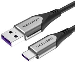 Vention Cablu de Date Vention, USB la USB Type-C, 5A, 480 Mbps, 0.5/1/1.5/2m, Negru (COFH)
