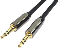 Basekit Cablu Extensie Audio, Basekit, Jack 3.5mm Tata la 3.5mm Tata, 1.5/3/5m, Negru (KJQMM)