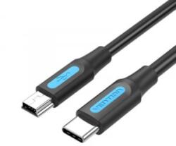 Vention USB 2.0 C - Mini-B kábel 2A 1m fekete (COWBF)