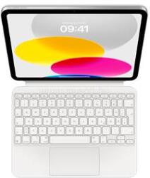 Apple Magic Keyboard Folio billentyűzettok A16 chipes és tizedik generációs iPadhez német lokalizáció (fehér) (MQDP3D/A) (MQDP3D/A)