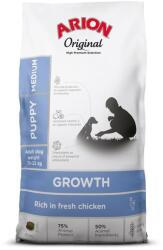 ARION Original Growth Puppy Medium Chicken Rice 2 kg hrana catelusi talie medie, cu pui