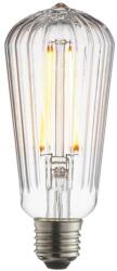 Endon Lighting ENDON Ribb Pear 1lt Accessory Clear glass 4W LED E27 Warm White - ED-80180 (ED-80180)
