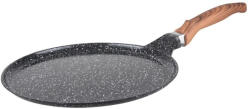 Goldmann Tigaie clatite/pizza Goldmann, aluminiu turnat, 28x1.5 cm, acoperire ceramica, maner soft touch (GM 1128)