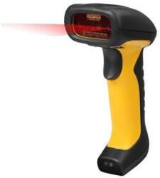Adesso Cititor coduri de bare Adesso NuScan 4100B, bluetooth, CCD, antimicrobial, rezistent la apa, incarcator (Galben/Negru) (NUSCAN 4100B)