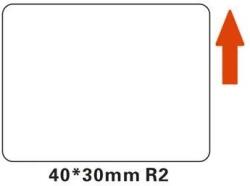 NIIMBOT címkék R A2A88608401, 40x30mm 230db White a B21 esetében (A2A88608401)
