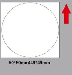 NIIMBOT címkék R A2A68351901, 50x50mm 150db Round a B21 esetében (A2A68351901)