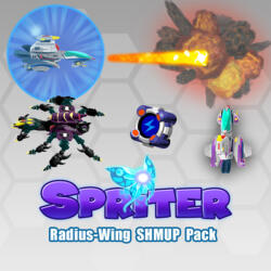 BrashMonkey Spriter: Radius-Wing SHMUP Animated Art Pack DLC (1 eszköz / Lifetime) (Steam) (Elektronikus licenc) (SPRITERDLC-1LT)