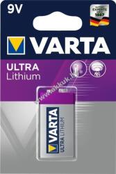 VARTA 9V 6F22 lítium blokk elem 1db/csomag