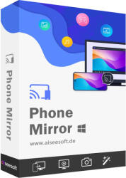Aiseesoft Phone Mirror (1 eszköz / 1 év) (Elektronikus licenc) (AISE-PM-1Y)