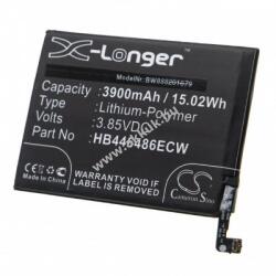 VHBW Helyettesítő akku Huawei P Smart Z típus HB446486ECW, 3900mAh Li-Po