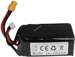 VHBW Helyettesítő modell / RC Akku 22.2V, Li-Polymer, 1800mAh, XT60-csatlakozó, 91mm x 36mm x 52mm
