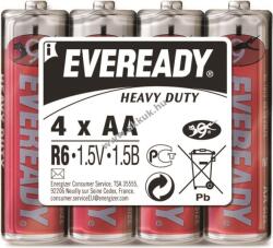EVEREADY Heavy Duty AA ceruza elem R6 4db/csomag, zsugorfóliás