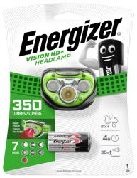 Energizer LED-es fejlámpa VISION HD+ GREEN, 3db AAA elem, 350lm - Kiárusítás