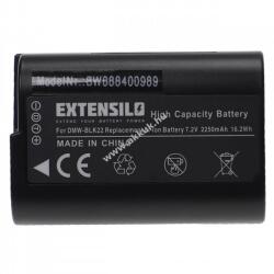 Extensilo Helyettesítő EXTENSILO akku Panasonic Lumix DC-S5 2250mAh típus DMW-BLK22