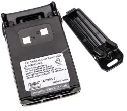 VHBW Helyettesítő akku Wouxun KG-689 típus BLO-001 7.4V, Li-Ion, 1400mAh