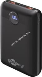 Goobay Powerbank külső akku 20000mAh, kézreálló és Compact, gyorstöltés - Kiárusítás!