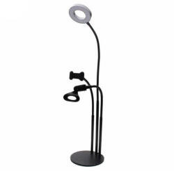 XO Bgd006/ls-90-6 Tripod Selfie állvány Led Lámpával Fekete