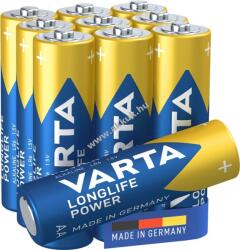 VARTA Longlife Power LR6 AA Mignon ceruza 4906 1, 5V 10db/csomag elem alkáli-mangán
