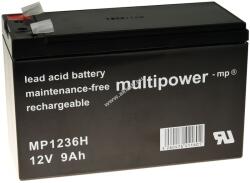 Powery ólom akku MP1236H szünetmenteshez APC Back-UPS BE700-GR 12V 9Ah (7, 2Ah/7Ah is)