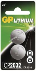 GP Batteries líthium gombelem CR2032 2db/csomag