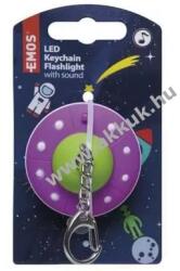 EMOS világegyetem LED kulcstartó UFO speciális hang effekttel