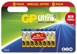GP Batteries ULTRA PLUS alkáli elem, LR03, mikro, AAA 8db/csomag - Kiárusítás (B17118)