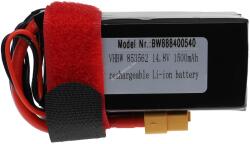 VHBW Helyettesítő modell / RC Akku 14.8V, Li-Polymer, 1500mAh, XT60 csatlakozó