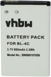 VHBW Helyettesítő akku Nokia típus BL-4C 900mAh Li-Ion