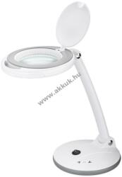Goobay LED állványos nagyító 6W 80-450lm dimmelhető 100mm üveg lencse 1, 75x nagyítás 3 dioptria
