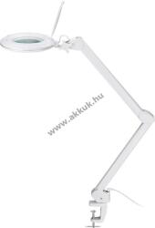 Goobay LED klemmlámpa nagyítóval 10W 800lm 127mm üveglencse 1, 75x 3Dioptria fehér