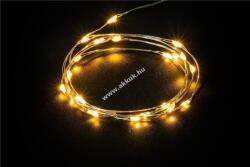Goobay 2db 20 LED-es fénysor meleg fényű fehér időzítővel