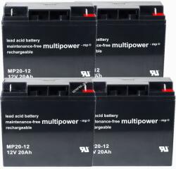 Powery Multipower helyettesítő szünetmentes akku APC Smart-UPS SMT3000I 20Ah (helyettesíti 12V 18Ah)